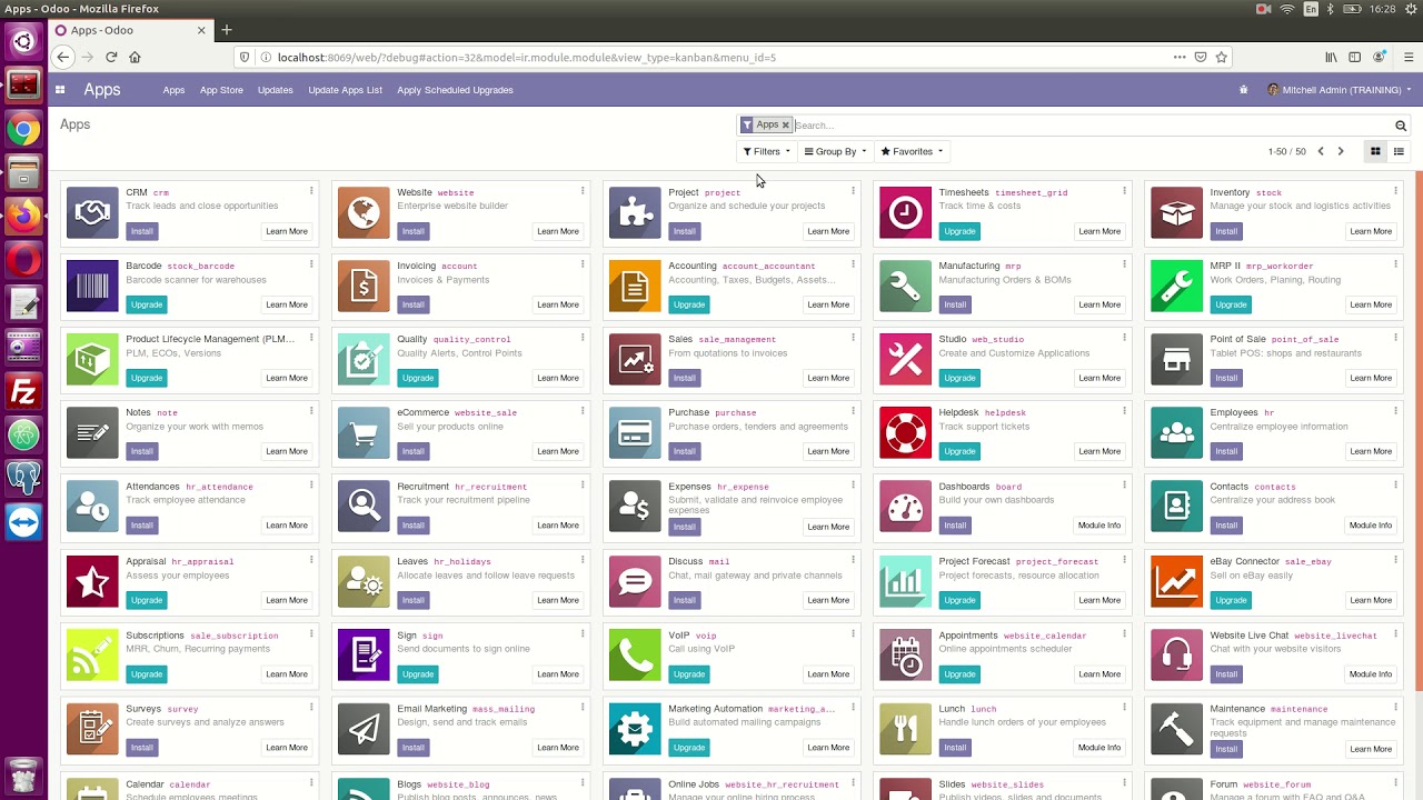[Odoo 12] Introduction 1 - Create a New Database
