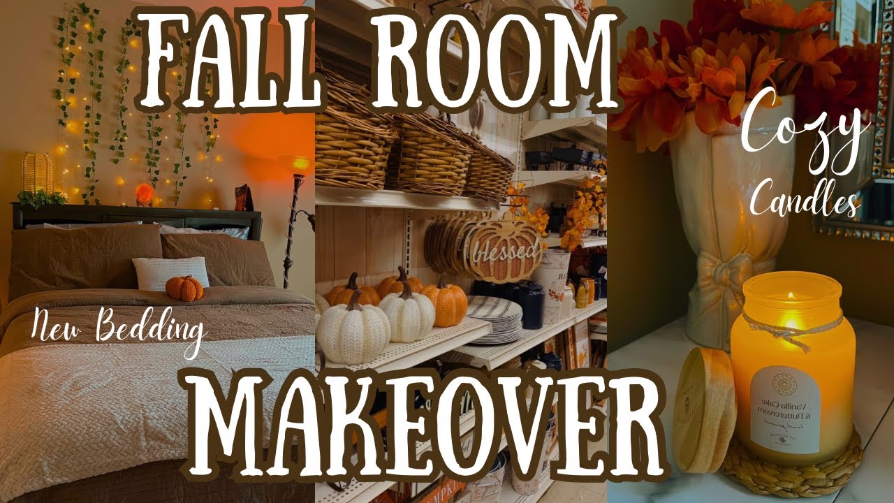 FALL ROOM MAKEOVER | new bedding & decor COZY VIBES
