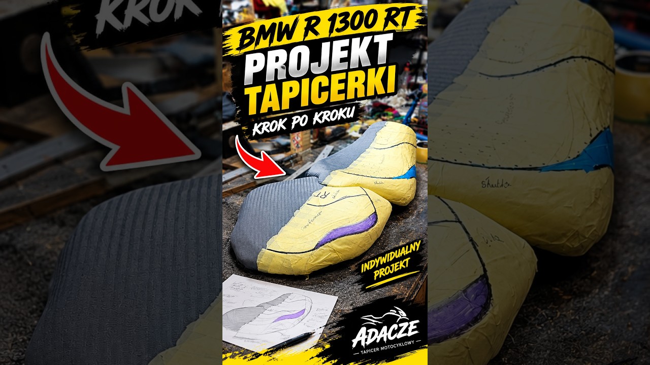 BMW R 1300 RT &ndash; Projekt Kanapy! Tak Powstaje Tapicerka. Zmień standardową kanapę  #kanapamotocyklowa