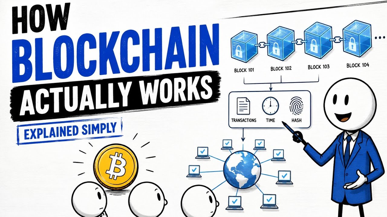 How Blockchain Actually Works | Blockchain Explained Simply for Beginners (2026 Guide)