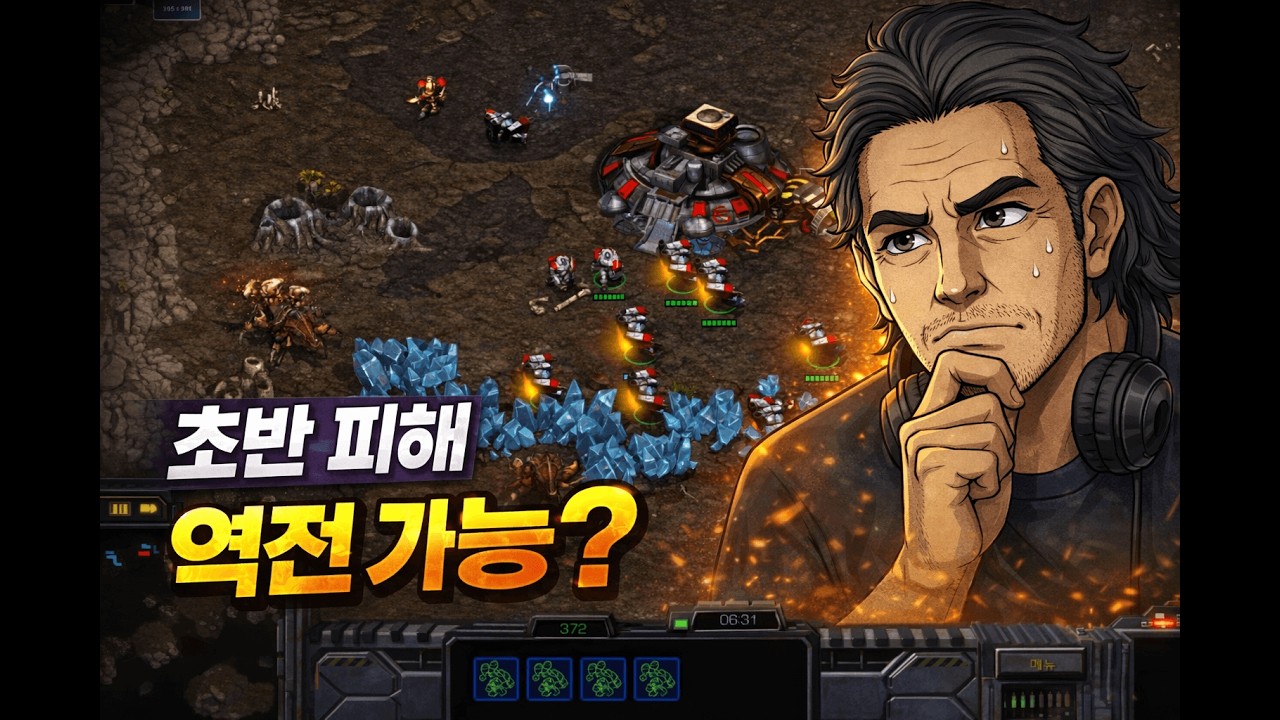 【스타보시아】 현실아재 “초반 이렇게 망했는데 역전 가능?” vs 저그