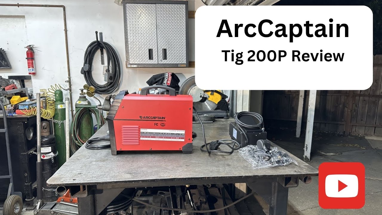 Обзор сварочного аппарата TIG @arccaptain-weld Tig 200 P с простой настройкой