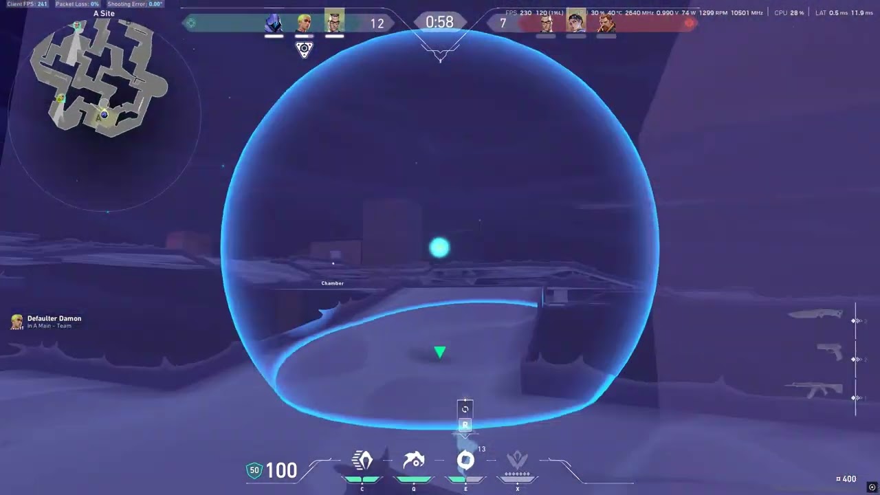 3vs5 insane last round in valorant! #valorant #valorantclips