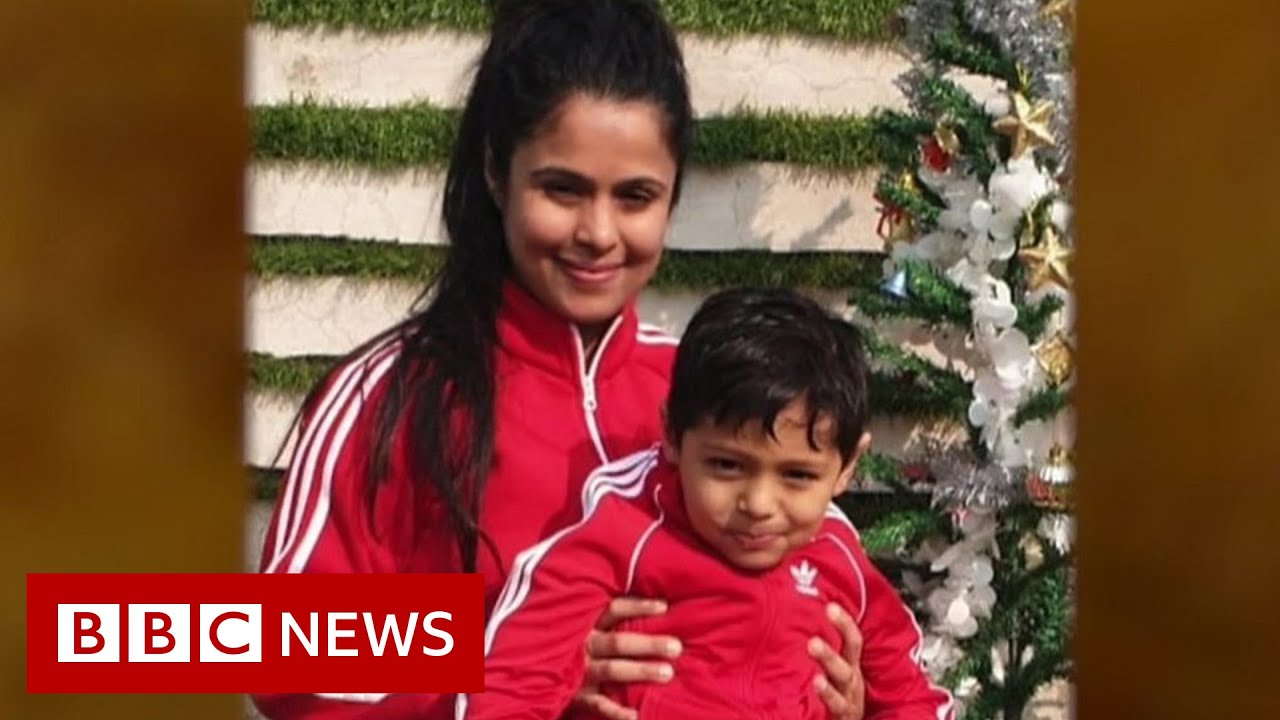 Final message of 34-year-old mother dying from Covid - BBC News
