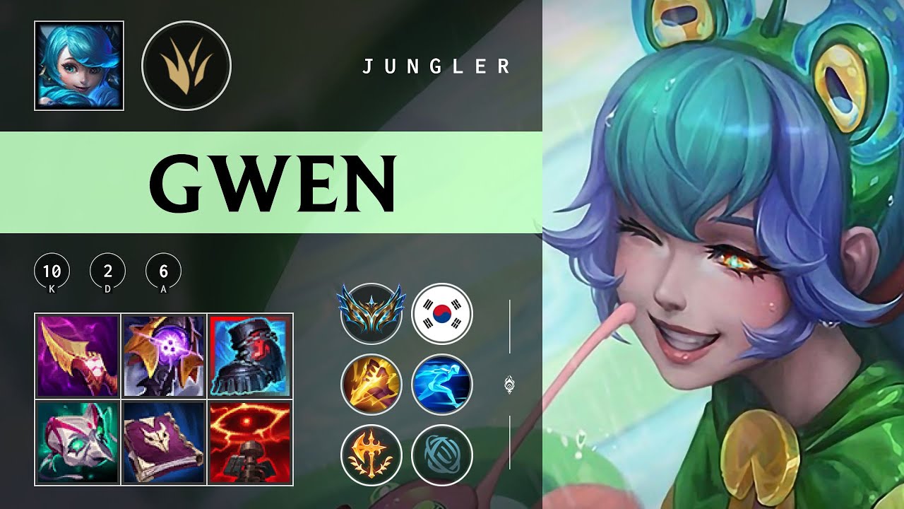 Gwen Jungle vs Aatrox - KR Challenger Patch 25.24