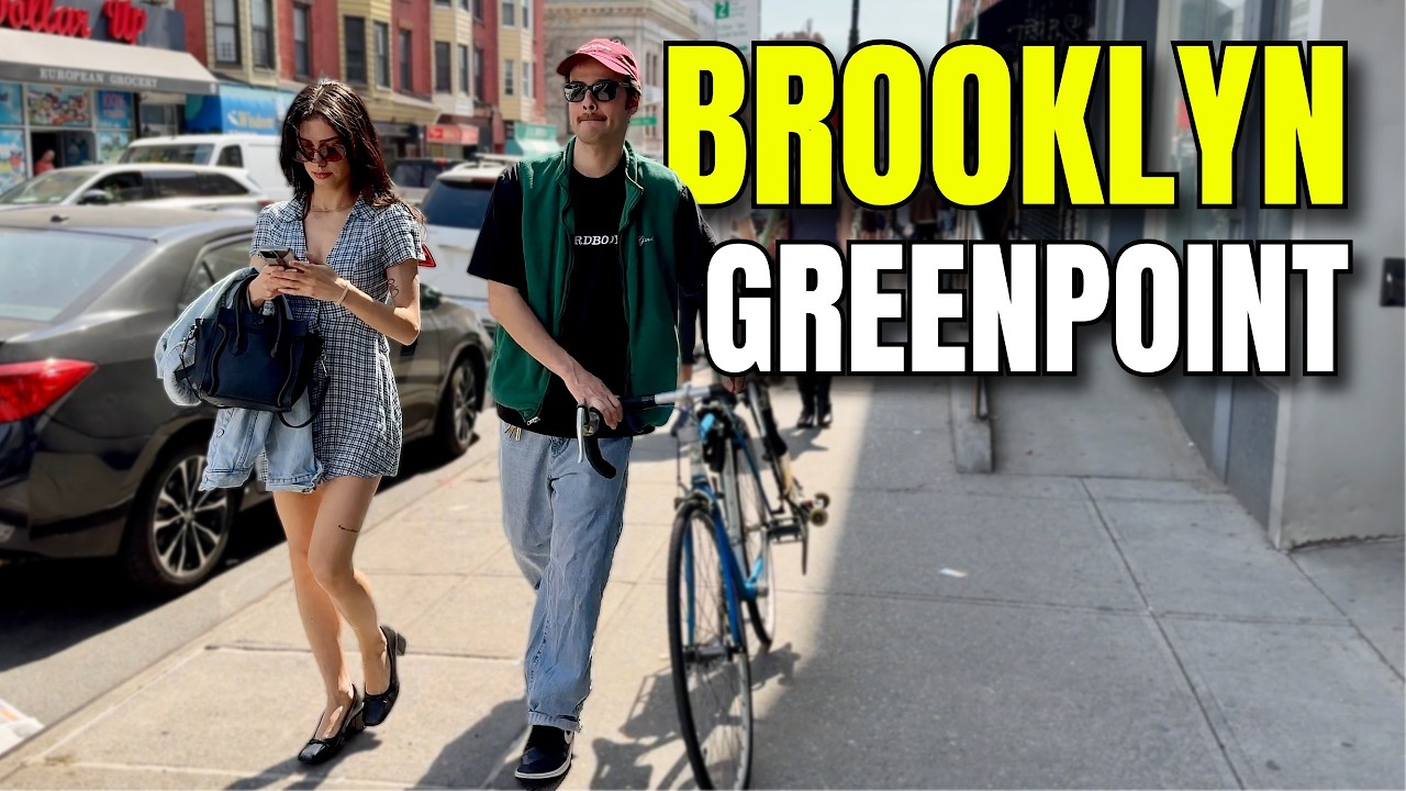 NEW YORK CITY Walking Tour [4K] - BROOKLYN - GREENPOINT