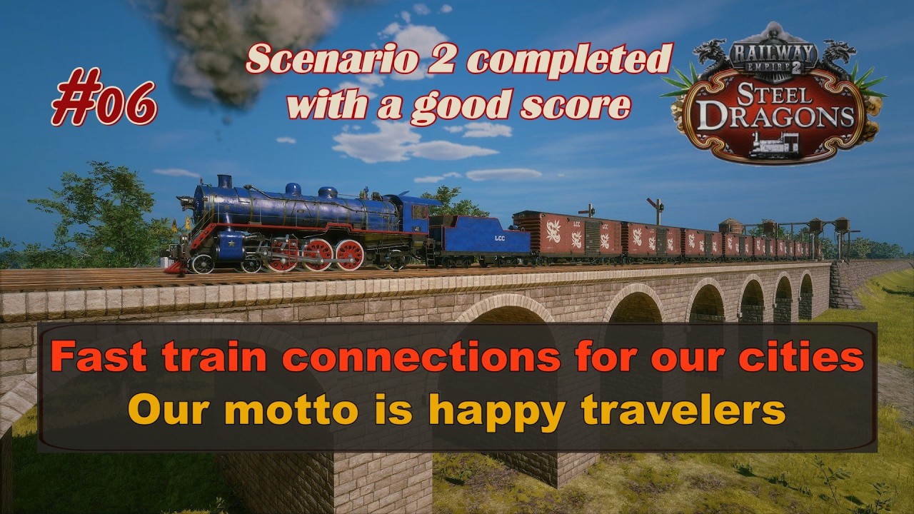 Railway Empire 2 - Steel Dragons DLC - Scenario 2 - Three stations in every city - Part 6