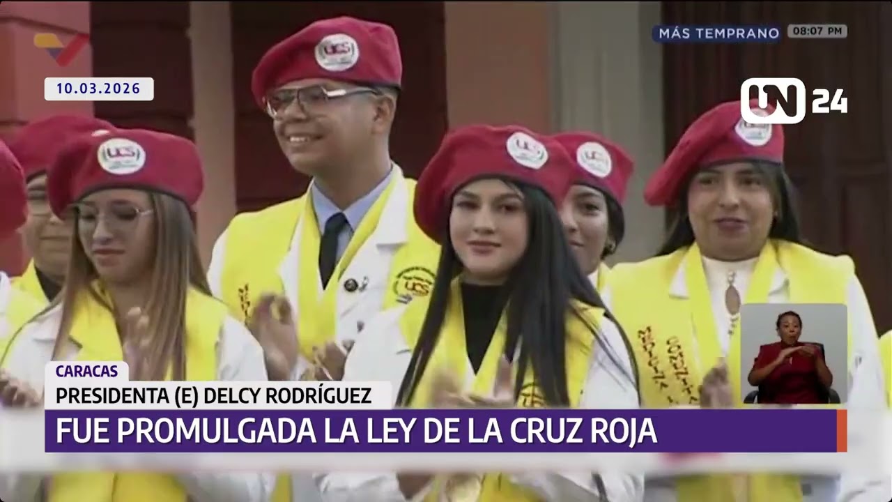 Presidenta (E) promulga la Ley de la Cruz Roja
