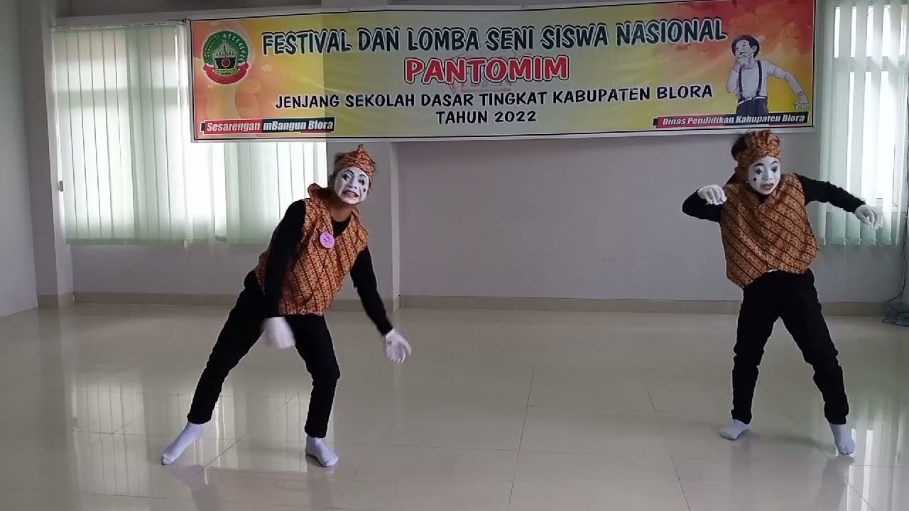 JUARA HARAPAN 1 FLS2N CABANG PANTOMIM TINGKAT KAB. BLORA TAHUN 2022 SDN 1 GABUSAN KEC. JATI
