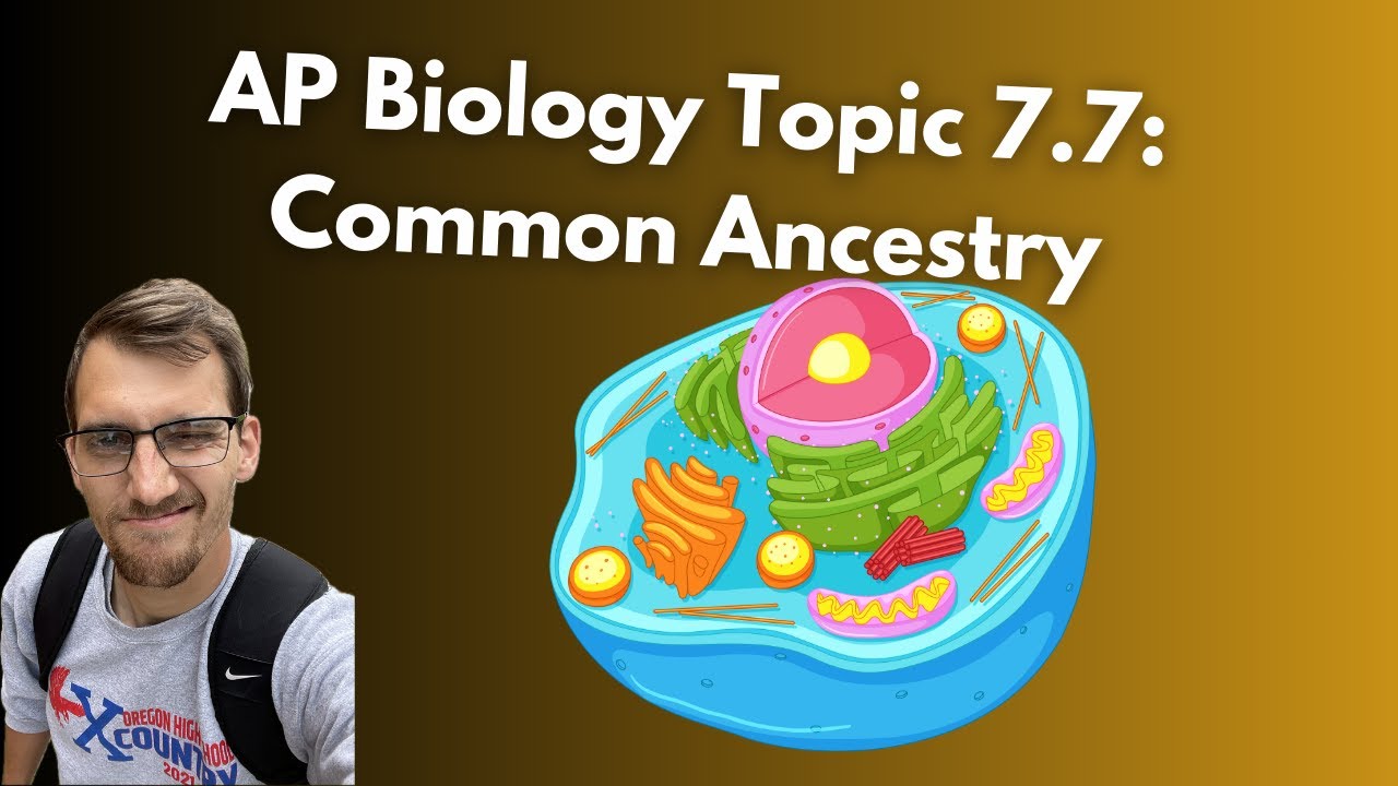 (2019 curriculum) 7.7 Common Ancestry - AP Biology