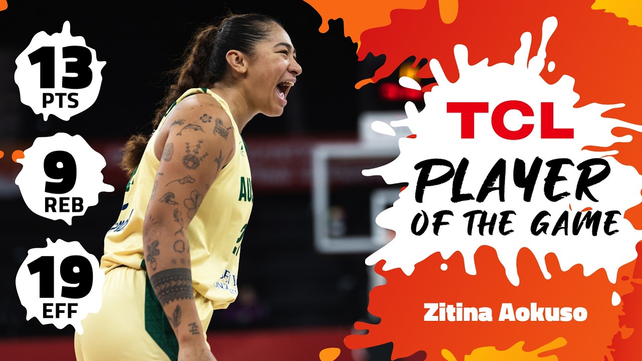 Zitina Aokuso (13 PTS) | TCL Player Of The Game | AUS vs HUN | #FIBAWWC 2026 Qualifying Tournament