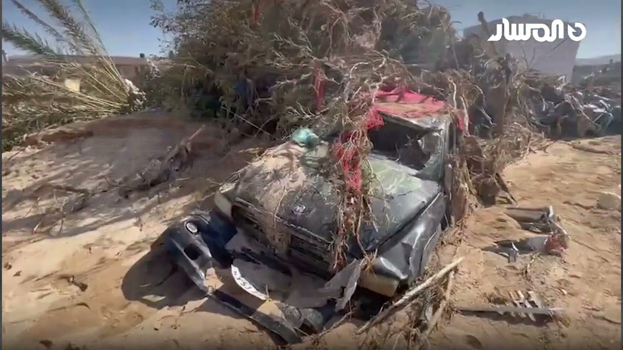 مراسلنا: من هنا مر السيل.. فحول #درنة إلى مدينة من طمي وركام