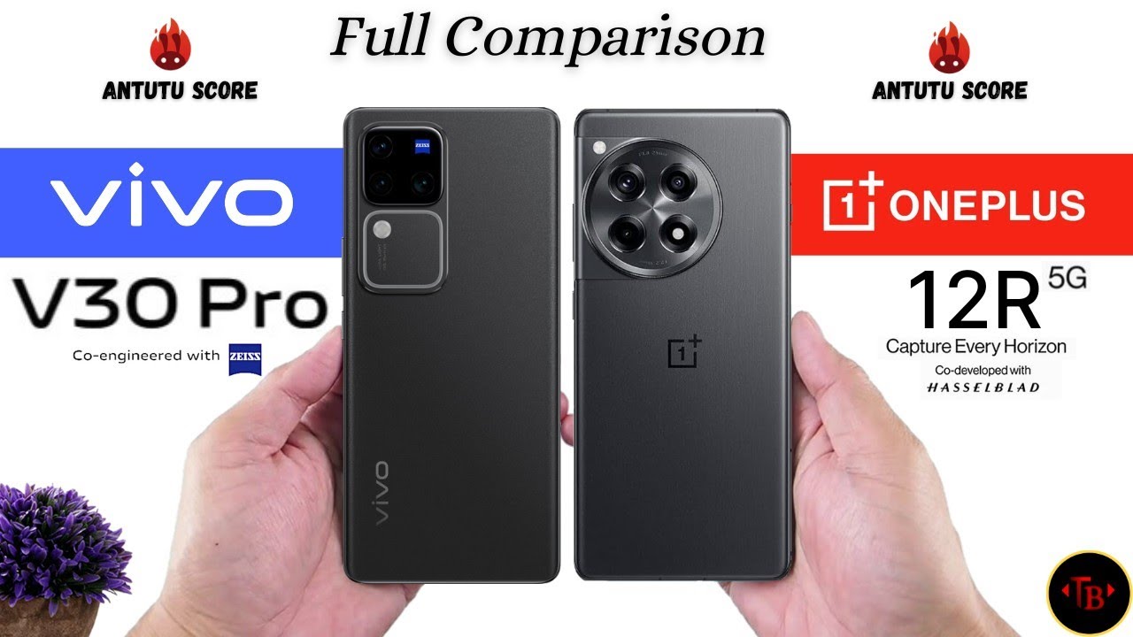 Vivo V30 Pro vs Oneplus 12R  - Full Comparison Hindi