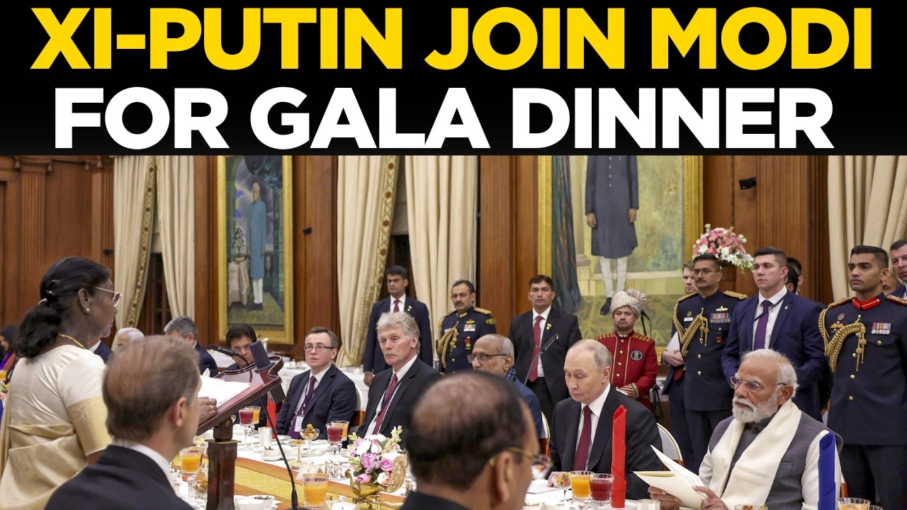 BRICS 2026 LIVE: Modi Hosts Putin, Xi & World Leaders for Gala Dinner in Delhi