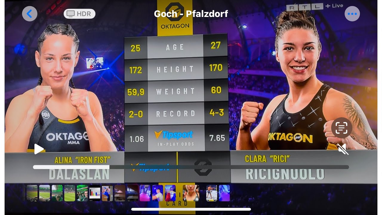 OKTAGON 76 ,Alina Dalaslan vs Clara Ricignuolo 