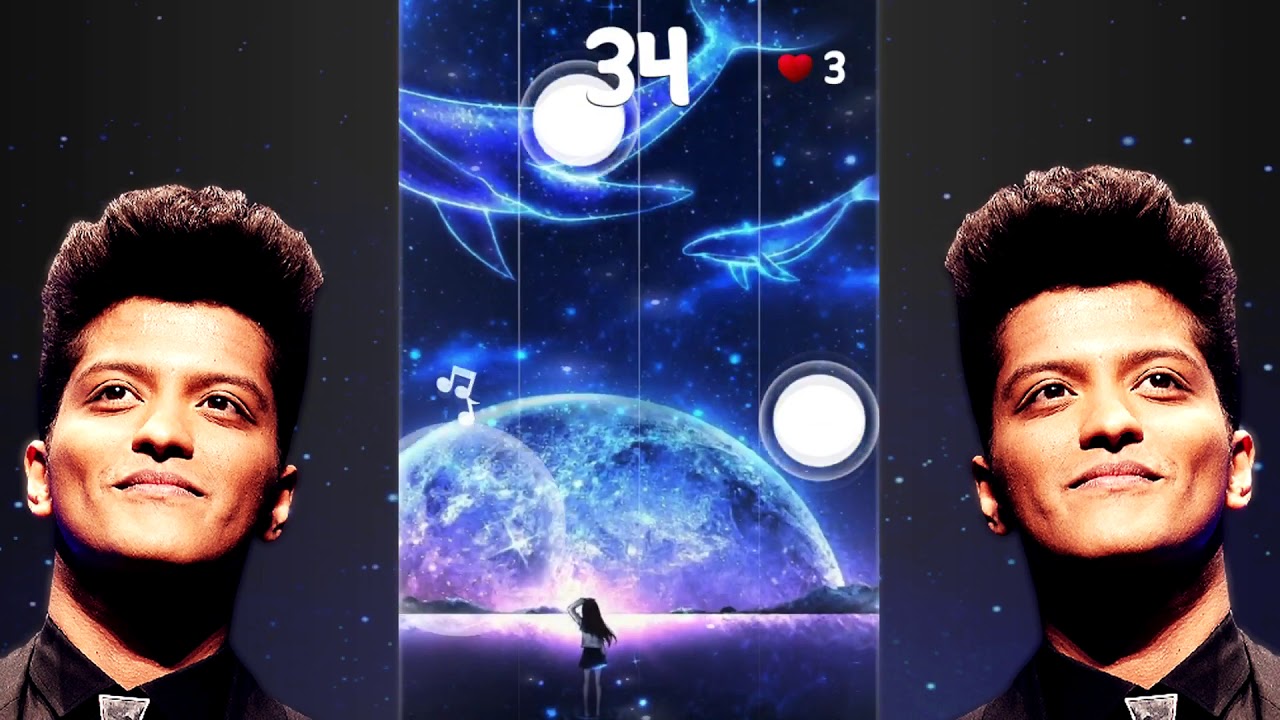 Uptown Funk - Bruno Mars Dream Neon Tiles ~CUSTOM SONGS~