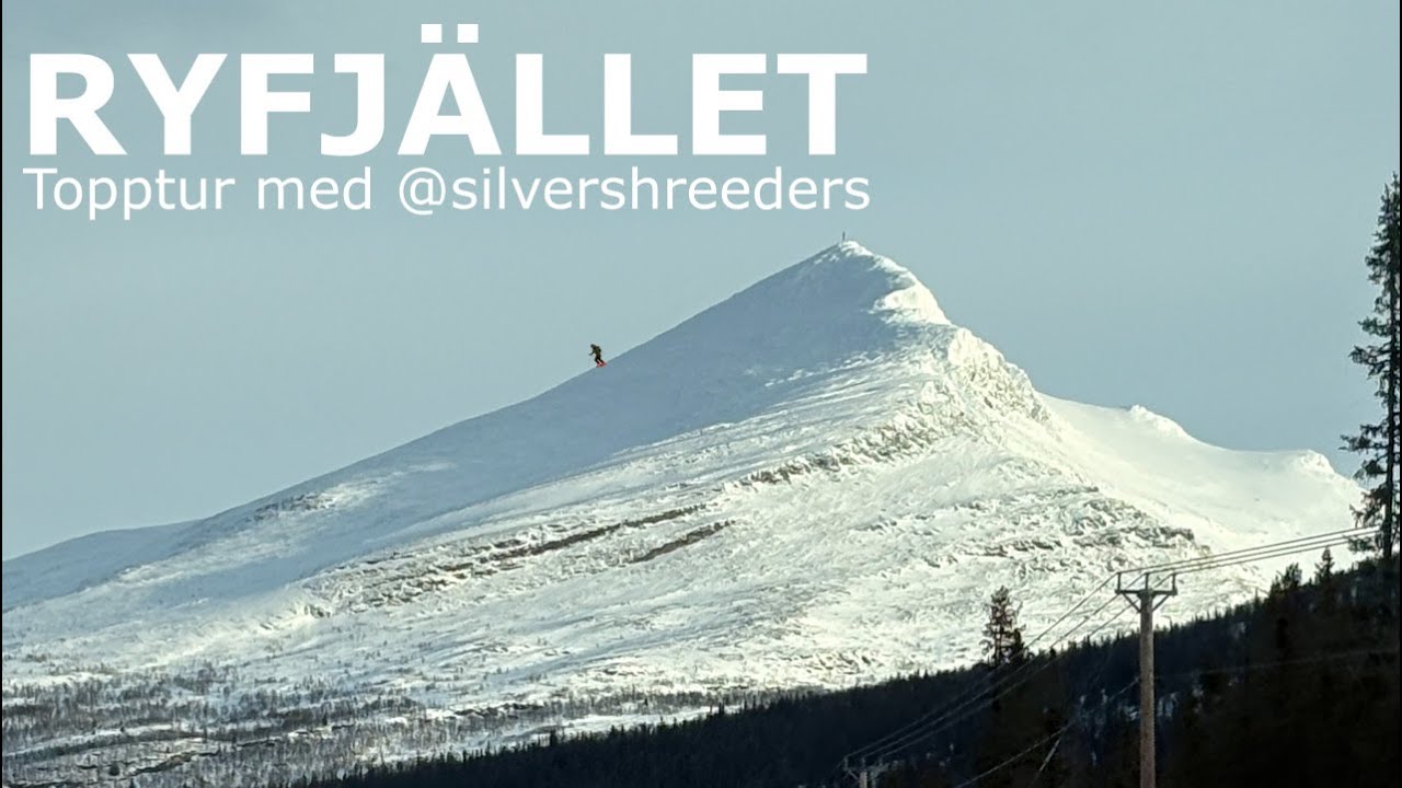 Topptur Ryfjället Feb'25 #topptur #freeskiing #randonee