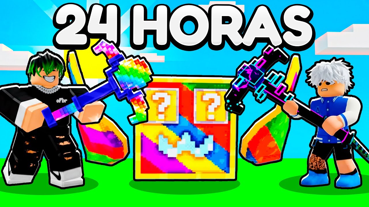 PASSAMOS 24 HORAS NO MINERE UMA LUCKY BLOCK!!