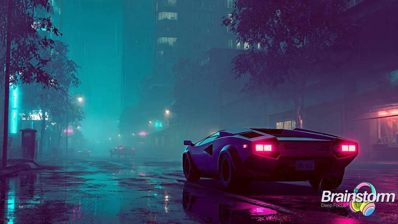 Relaxing Synthwave - Deep Focus Music for Study & Work