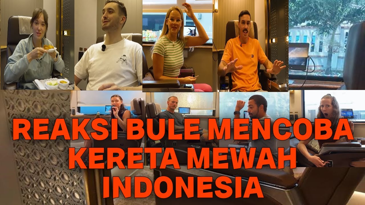 BULE KAGUM TERNYATA DI INDONESIA ADA KERETA MEWAH #luxurytraintravel #buleindonesia