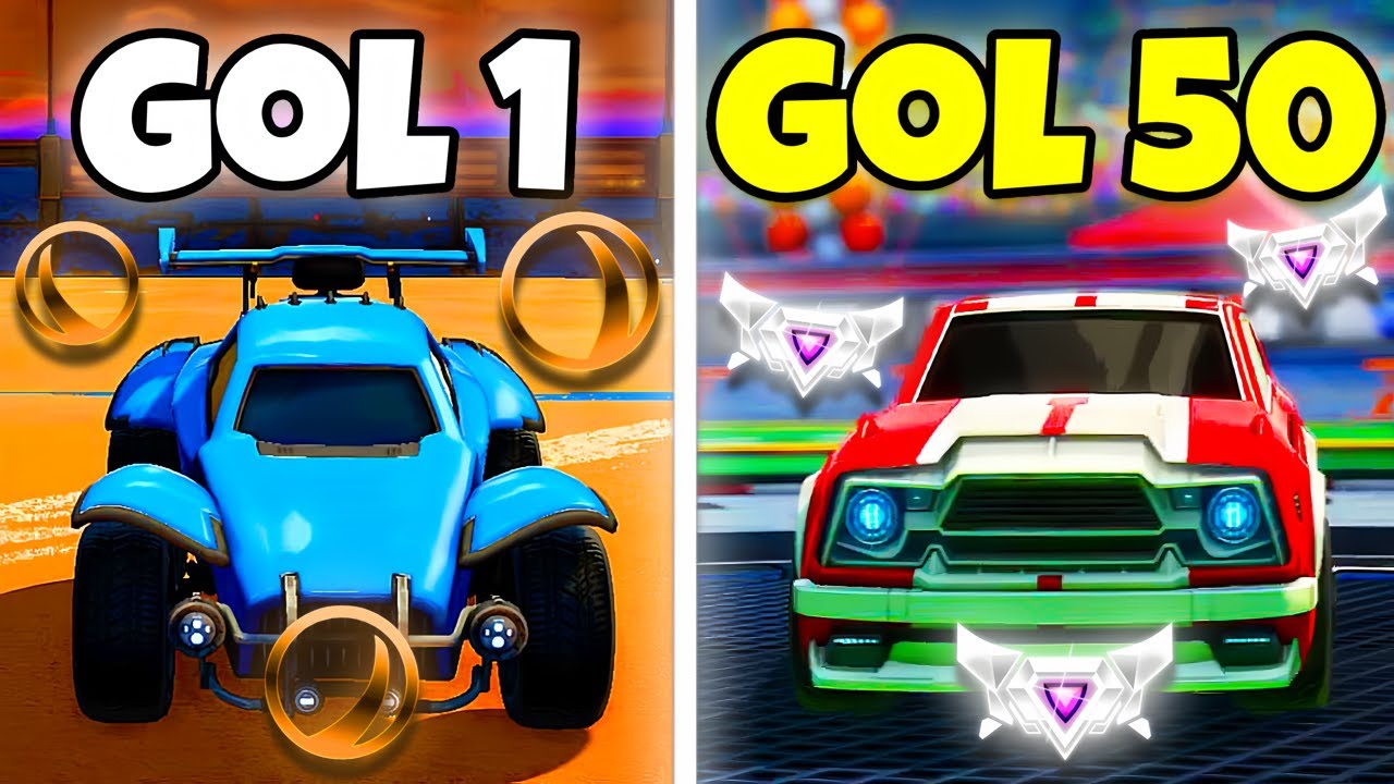 ROCKET LEAGUE pero el RANGO MEJORA por CADA GOL