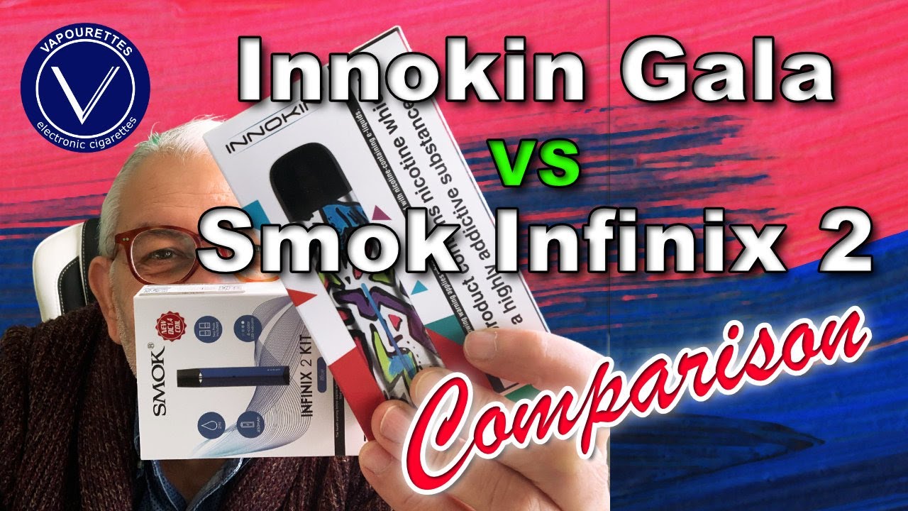 Innokin Gala VS SMOK Infinix 2 Comparison, Review, E cig Vape, How to and my thoughts.