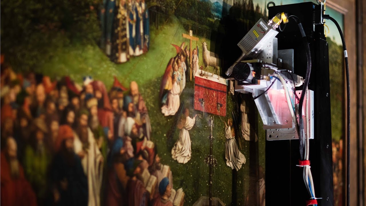 Lecture on MA-XRF scanning on Van Eyck's the Ghent Altarpiece
