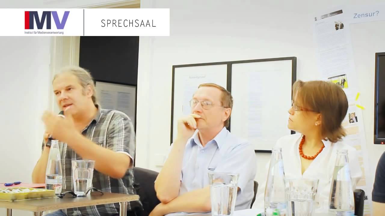 Augenzeugen berichten Teil 2   Tischgespr&auml;ch, Sprechsaal Berlin
