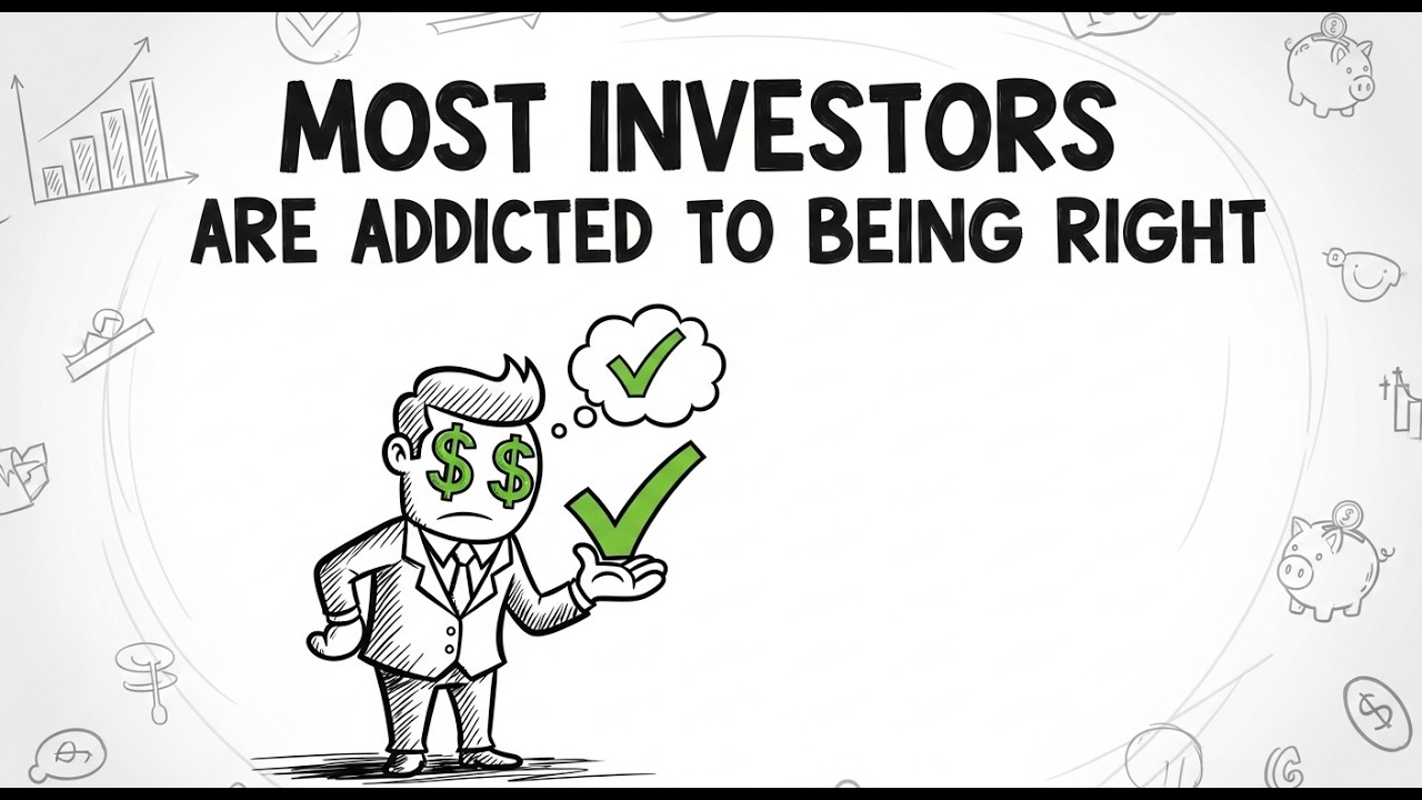 MOST INVESTORS ARE ADDICTED TO BEING RIGHT