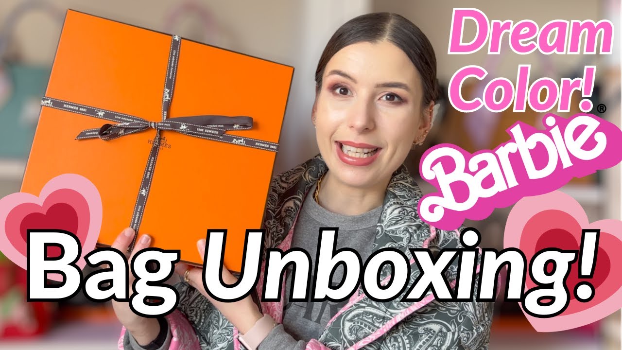 NEW 💕PINK HERMES BAG 💕 Unboxing Bolide 25 *Barbie Vibe* 🧁