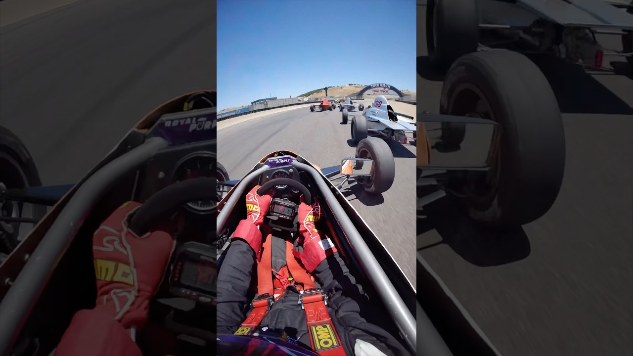 Some wild SCCA Formula Ford racing at Laguna Seca!