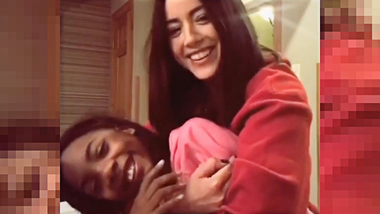 Chloe Bennet plays piano on Instagram Live