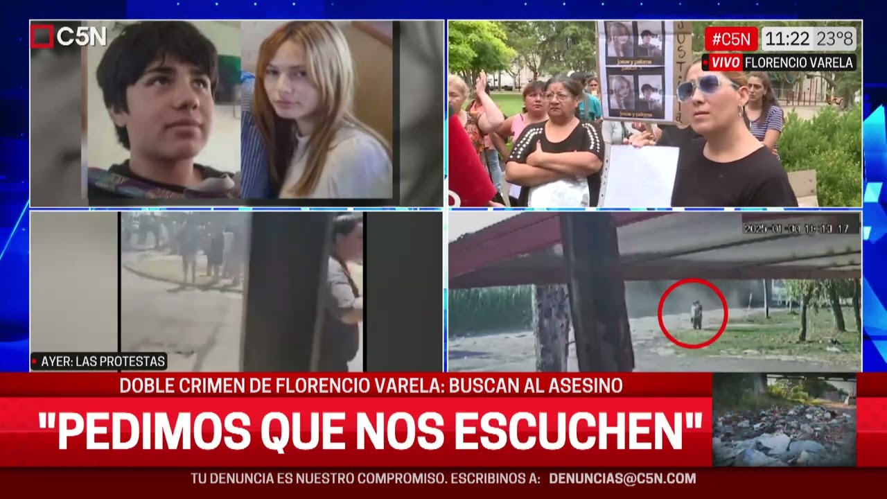 DOBLE CRIMEN de FLORENCIO VARELA: HABLAN los VECINOS de PALOMA y JOSUÉ