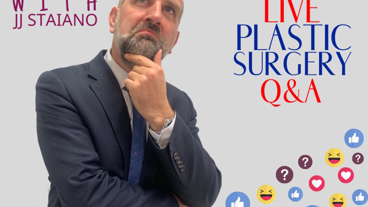 Live Q&A with JJ Staiano. Plastic Surgeon