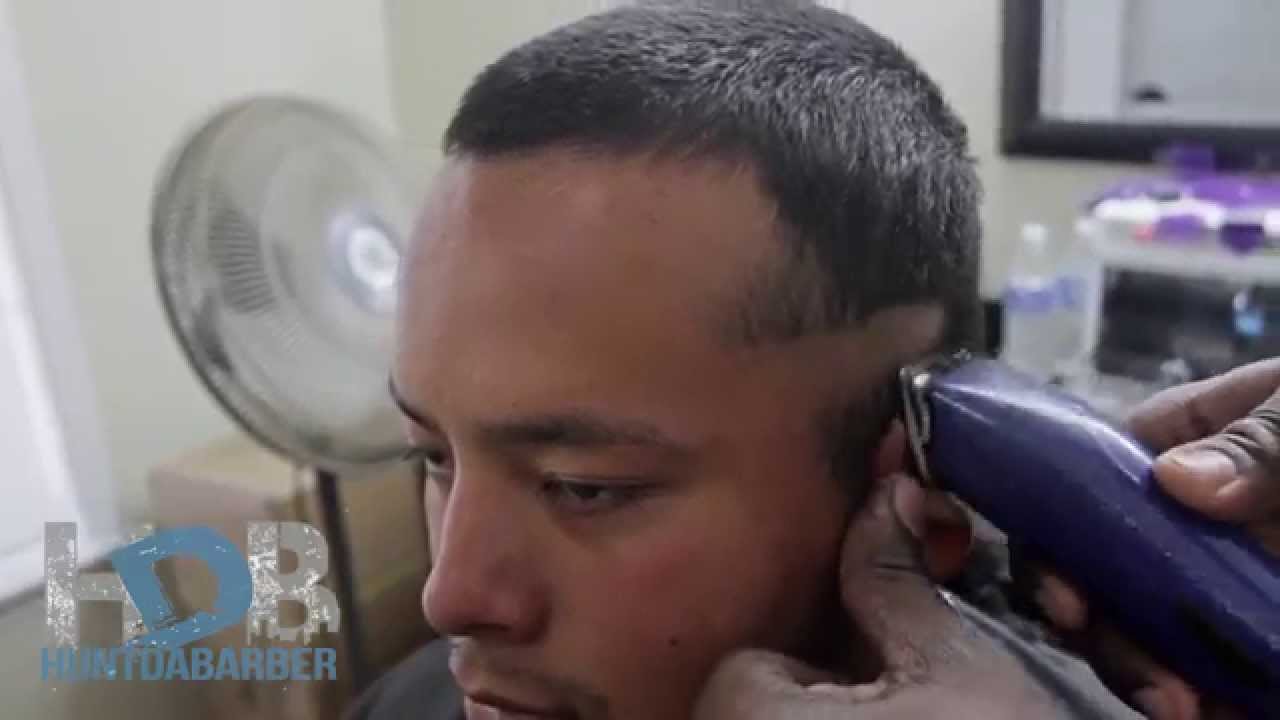 HOW TO CUT A BALD FADE ON STRAIGHT HAIR( HUNT DA B