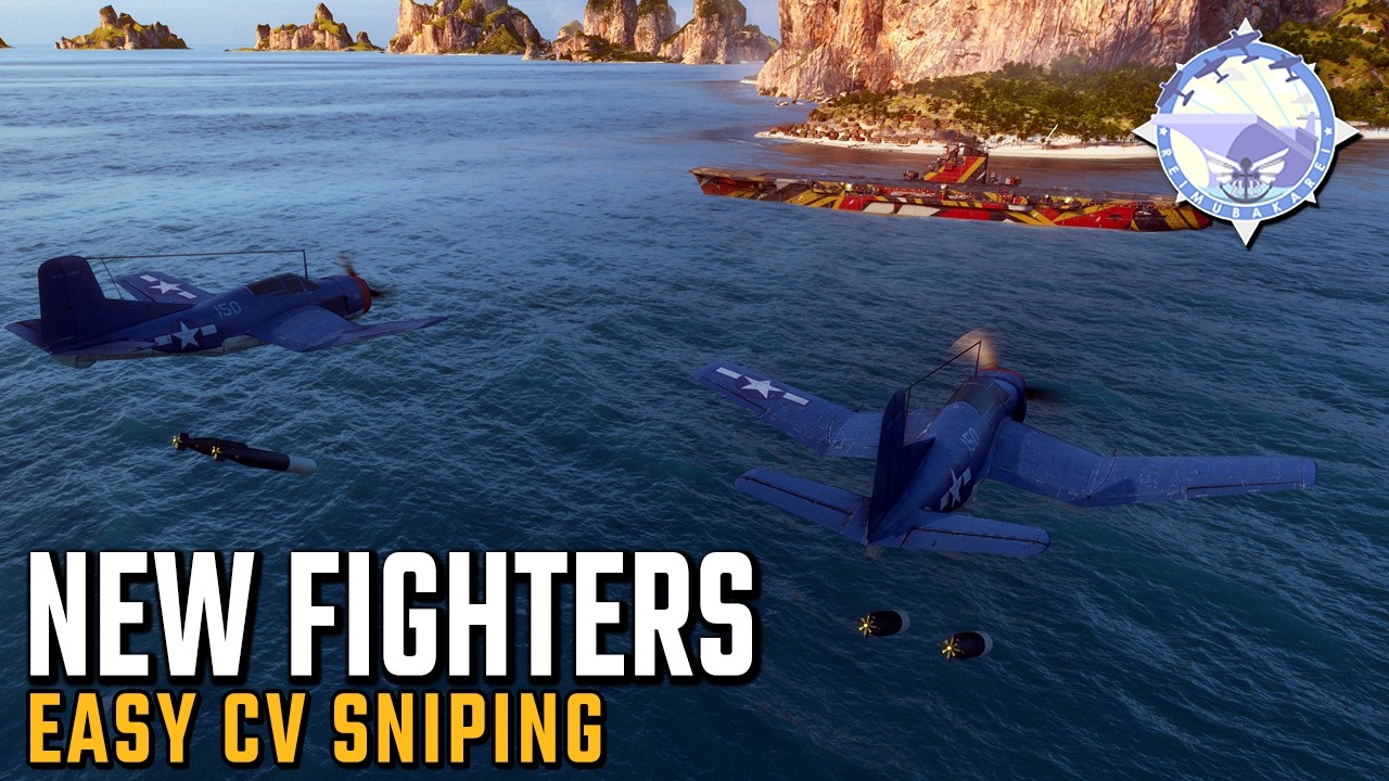 World of Warships | New Fighters Allow Free CV Sniping