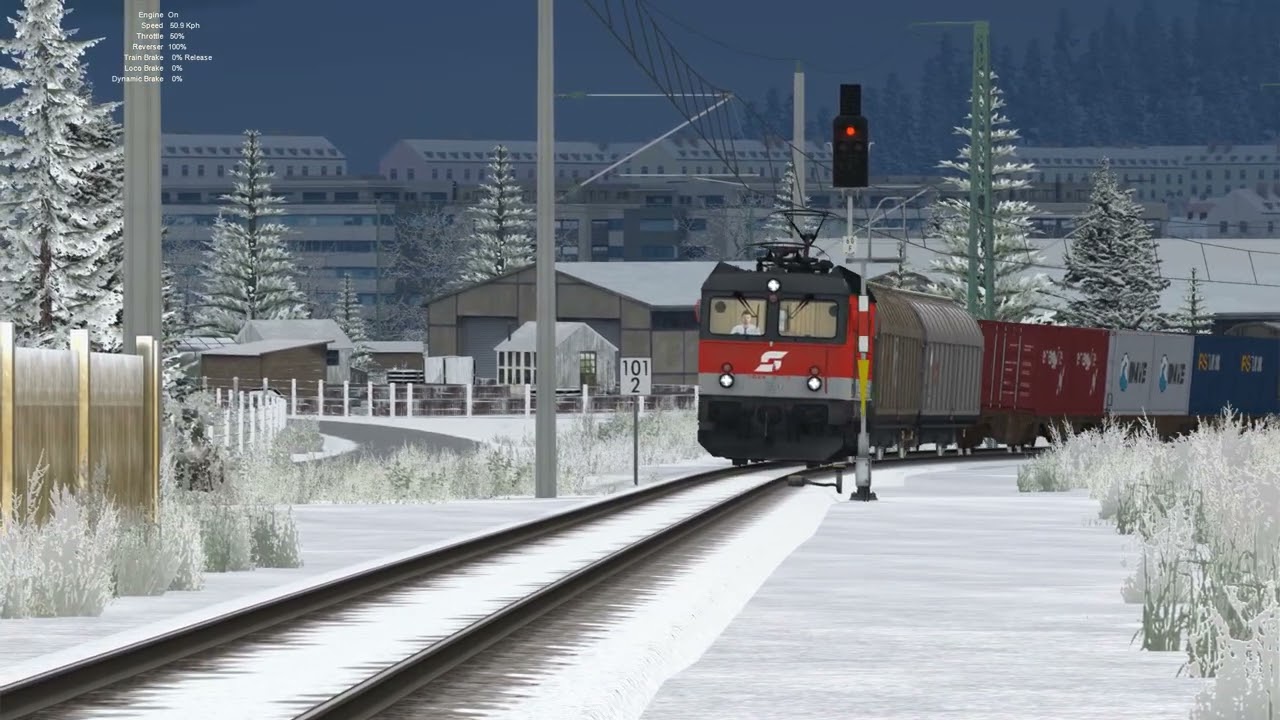 OBB 1044 009-3 Freight Service near Garmisch