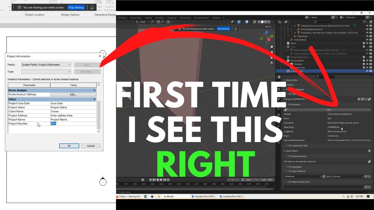 Revit to IFC4: Common Attributes in Project Metadata | by Dion Moult
