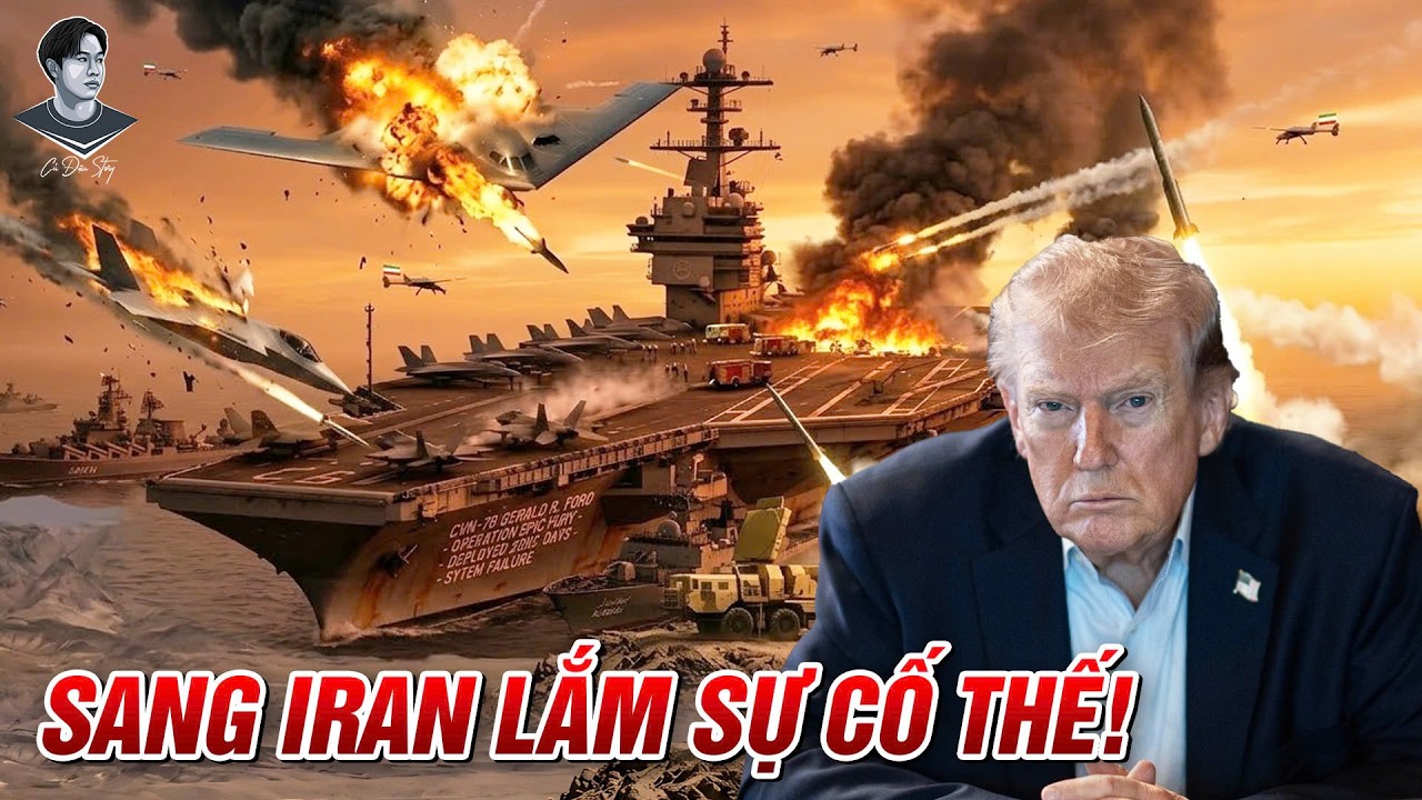 MÁY BAY RƠI, TÀU SÂN BAY CHÁY - TỪ LÚC VỤT IRAN, SIÊU PHẨM MỸ HAY GẶP “SỰ CỐ” THẾ?