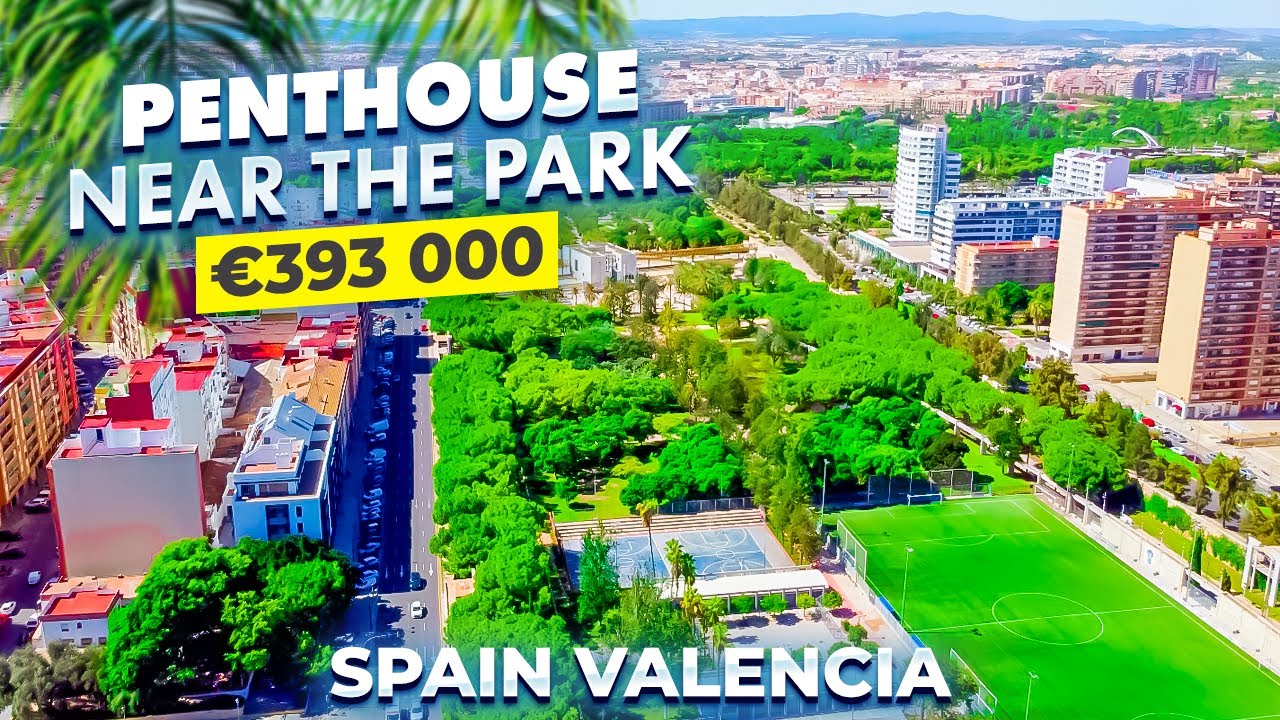 Spacious Penthouse with Huge terrace 3 bedrooms & 111.82 m2 in Valencia Spain