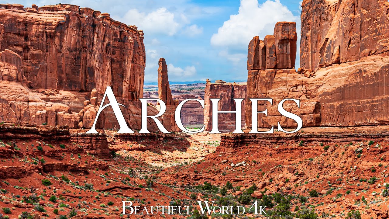 Arches National Park 4K Ultra HD &bull; Stunning Footage, Scenic Relaxation Film with Calming Music