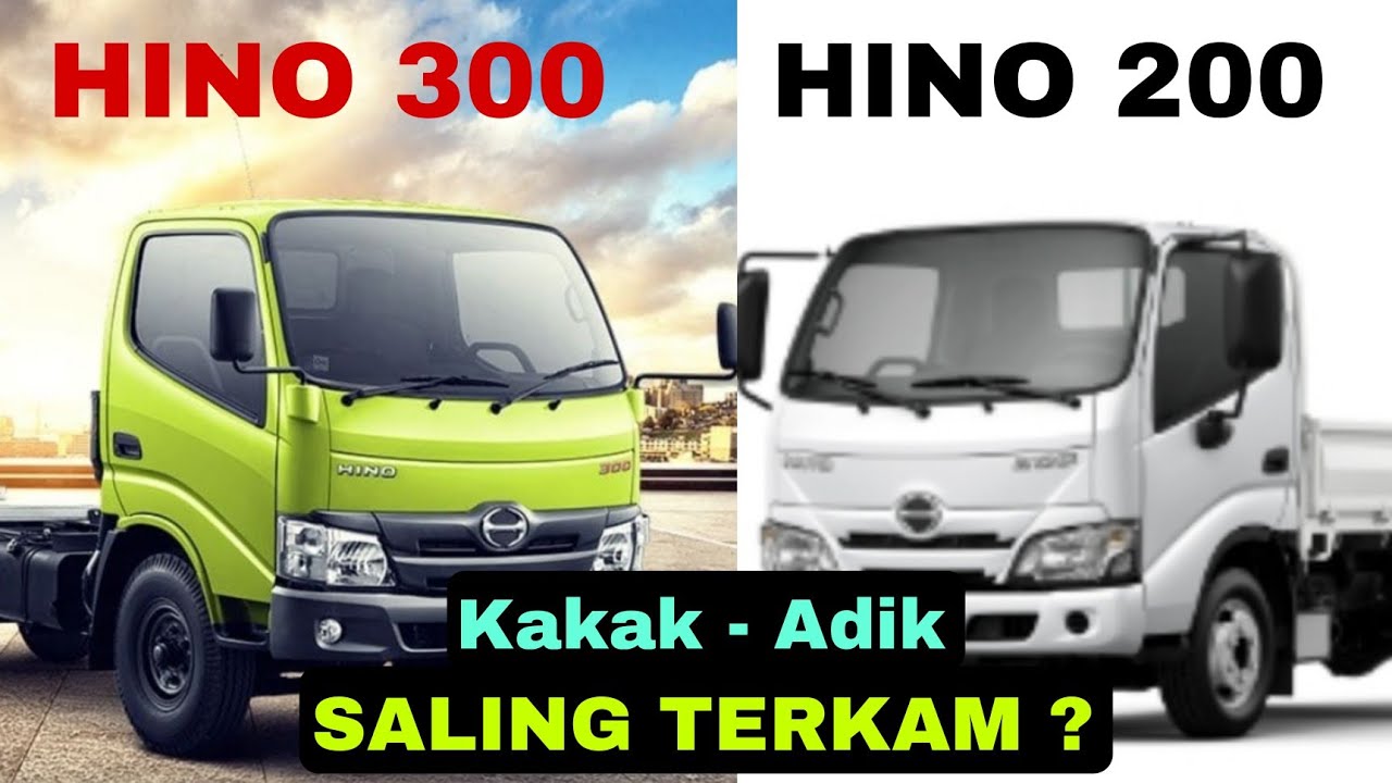Review  hino  300  series dengan hino 200 series  apakah  sang kakak akan diterkam oleh sang adik ?