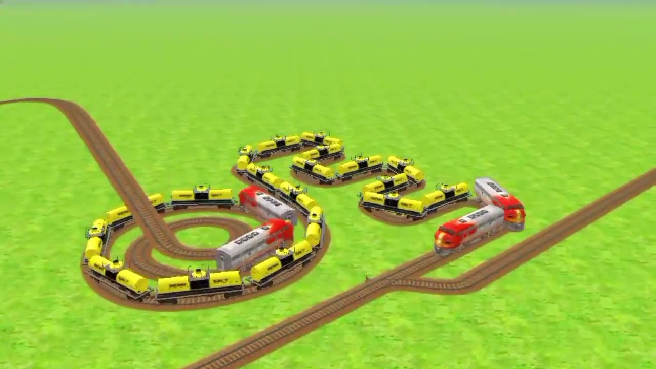 Kereta Terpanjang Rel Lucu #5