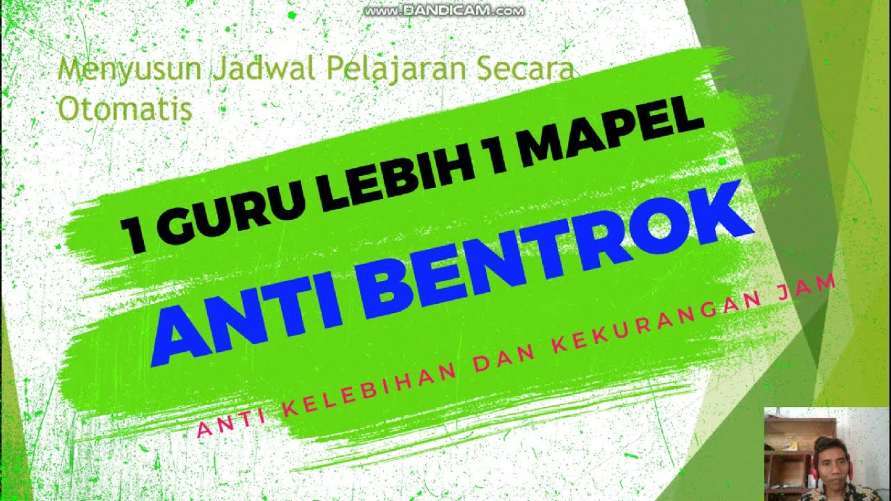 TERNYATA MUDAH! Cara Membuat Jadwal Pelajaran Anti Bentrok di Excel-Jadwal Pelajaran Kreatif,UPDATE