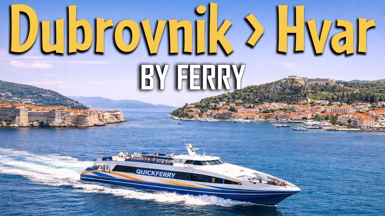 Traveling by Ferry from Dubrovnik to Hvar | Dubrovnik to Hvar by Ferry | Dubrovnik–Hvar Ferry Ride
