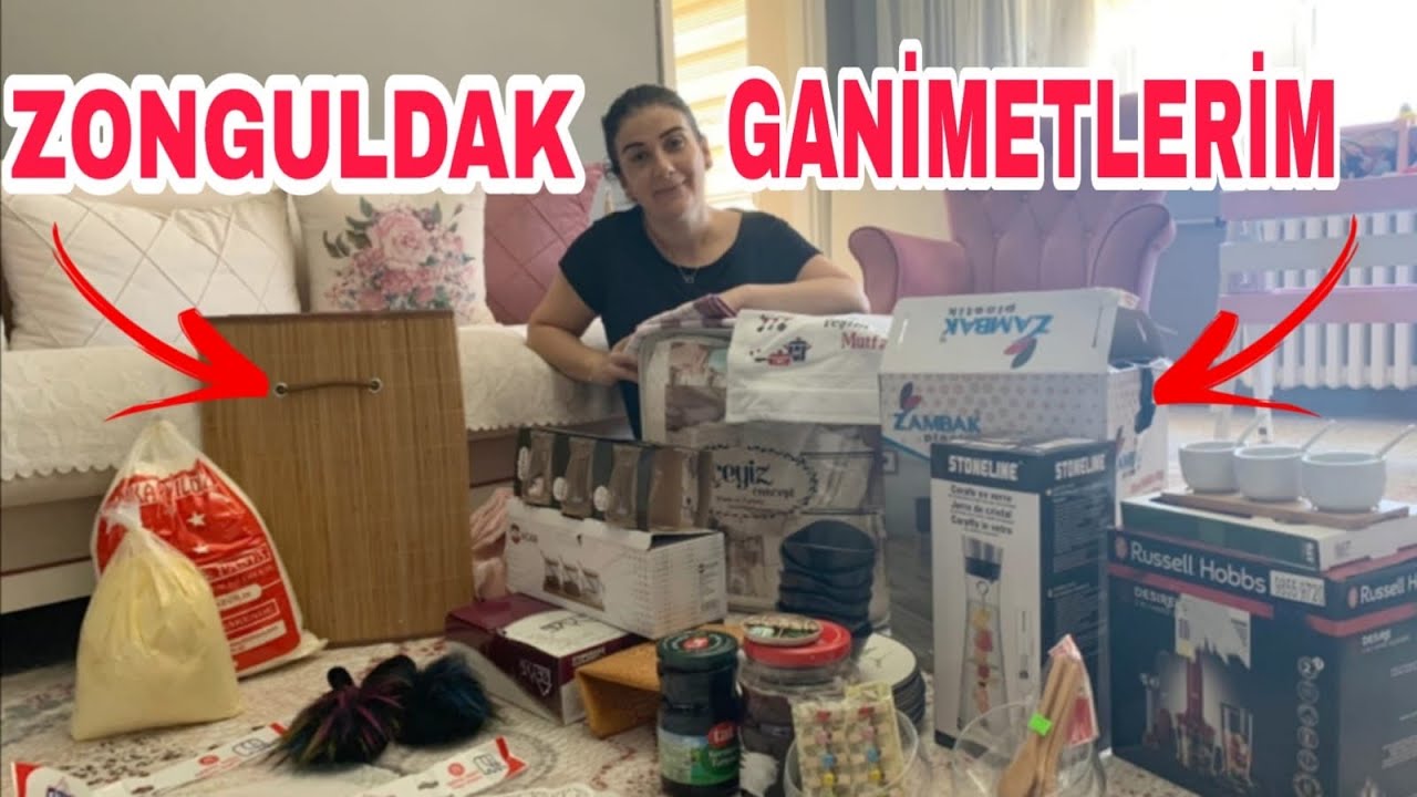 ALDIKLARIM 🎁HEDİYELERİM ❌ ZONGULDAK’TAN GETİRDİKLERİM ⁉️YOZGAT PAZARI 🍎🥒YENİ ÇAMAŞIR SEPETİM 🧺