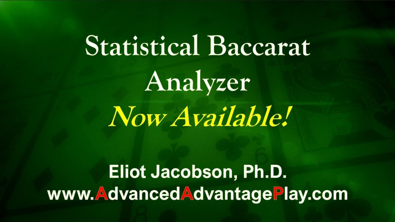 Statistical Baccarat Analyzer Now Available!