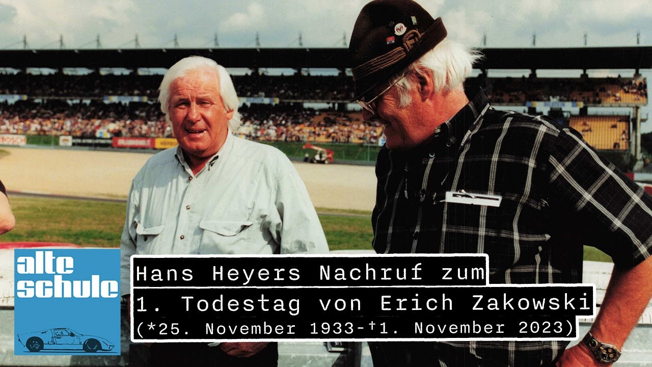 Hans Heyer &uuml;ber seinen Freund Erich Zakowski (*25. November 1933; &dagger;1. November 2023)