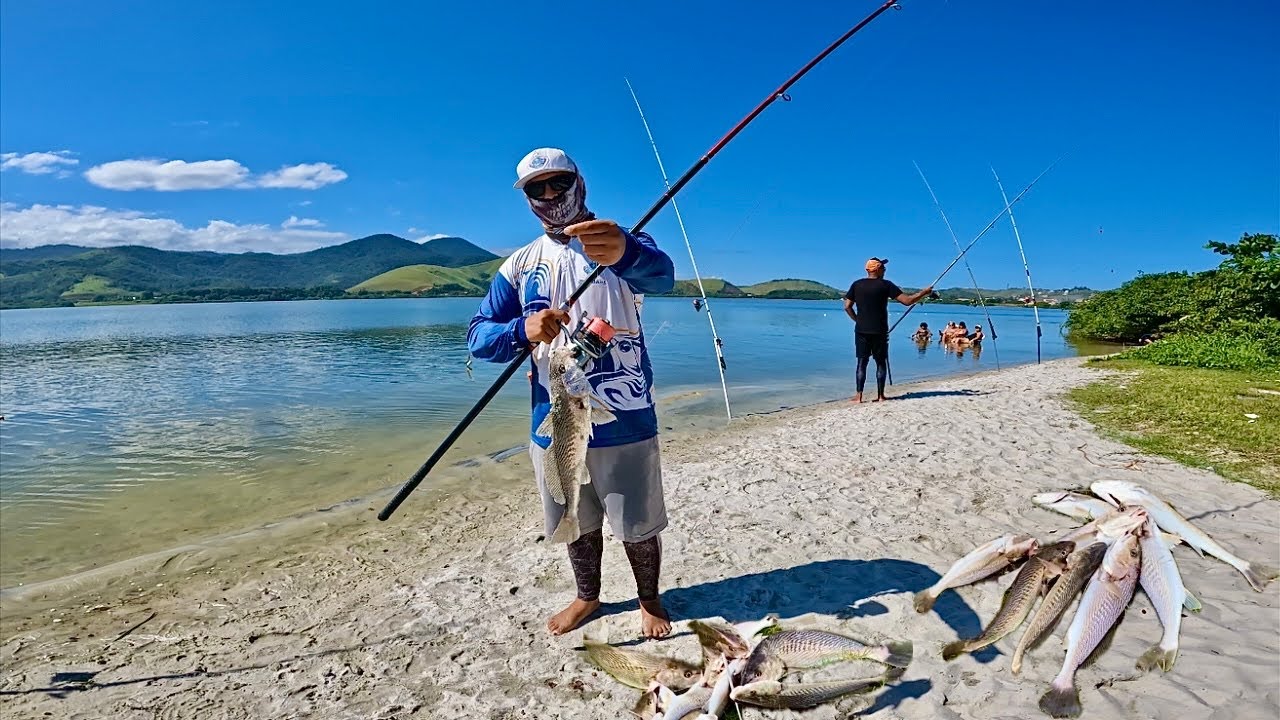 IMPRESSIONANTE A QUANTIDADE DE PEIXES QUE PEGAMOS USANDO ESSA ISCA. PESCARIA DE LAGOA .