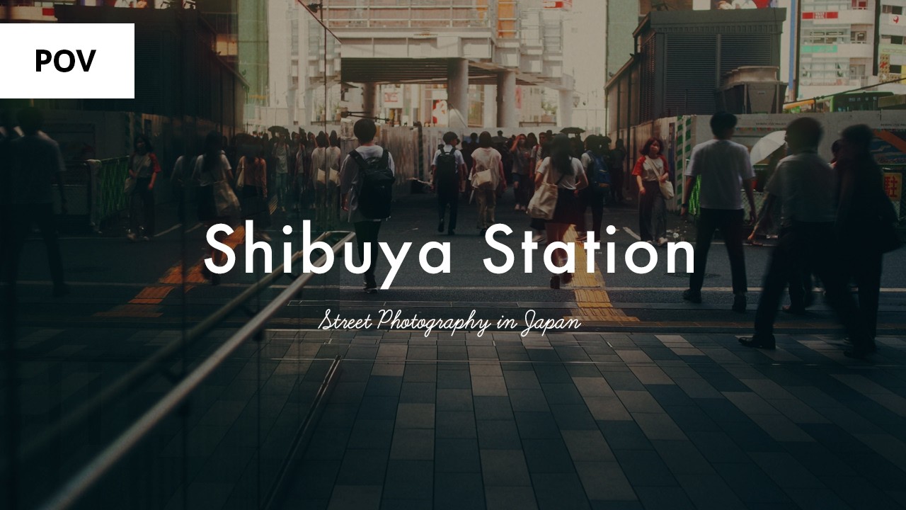 POV Street Photography in Shibuya Station / Tokyo Japan / LUMIX S9 - NOKTON